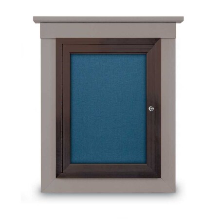 United Visual Products Sliding Glass Enclosed Letterboard, 60"x3, UV9006ACS-BLACK-HUNGRN UV9006ACS-BLACK-HUNGRN
